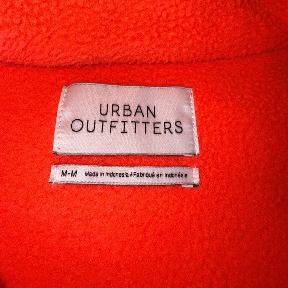 Neon salmon pink urban outfitters zip up jacket - Picture 3 of 3